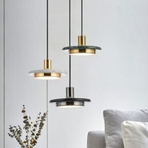 Bersi Marble Pendants Lamp Nordic marble lamp Creative Lustre Kitchen Dining Room Bedroom Bedside Home Decor gold pendant light 1