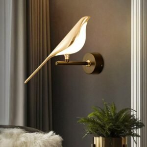 Nordic Bird Magpie Wall Lamp Luxury Hanglight for Kitchen Parlor Bar Bedside Novelty Rotatable Indoor Sconce Lighting Appliance 1