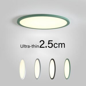 Ultra-Thin Led Ceiling Lamps Modern Simple Macaron Circular Decoration Ceiling Lighting Living Room Balcony Bedroom Luminary 1