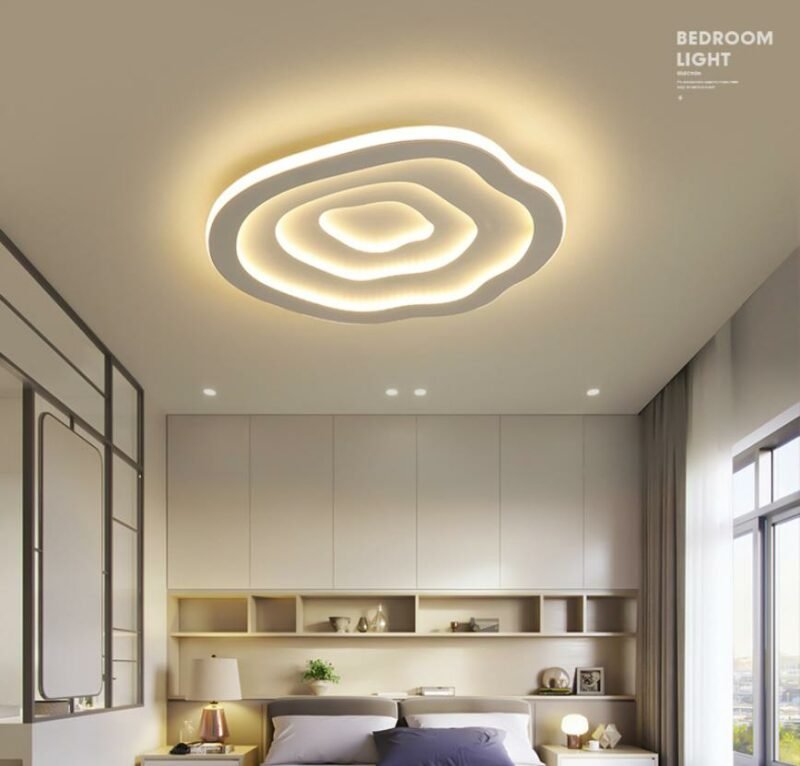 New creative bedroom ceiling lamp modern minimalist LED ceiling lamp lighting  Nordic warm  living room lamp  Fixtures 2
