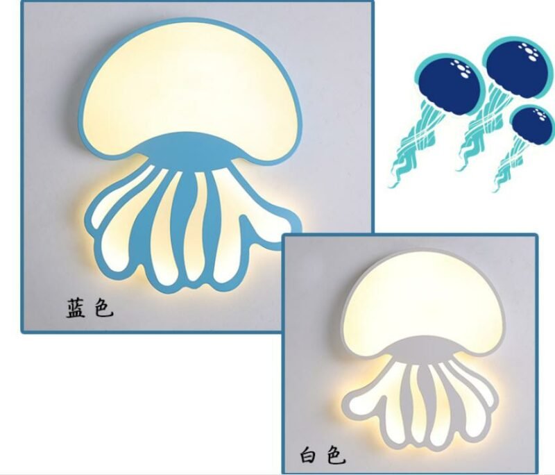 New Jellyfish led ceiling lamp For children's room lamp bedroom lamp cartoon kindergaten Ceiling light 4