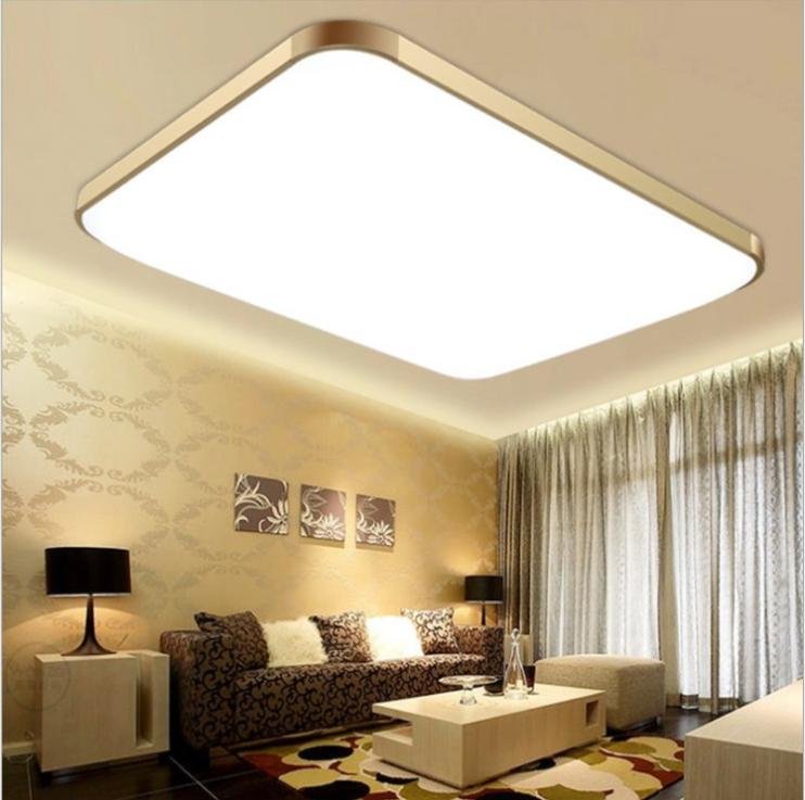 Modern Square LED Ceiling Lamp 18W 24W 30W  48W  60W  70W 80W 100W LED Surface Hangling Lamp  For Living Room  Kitchen Lighting 3