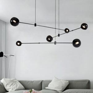 Acaba Chandelier Loft LED Minimalist Nordic style branching bubbles Art Design postmodern indoor dining chandelier 1