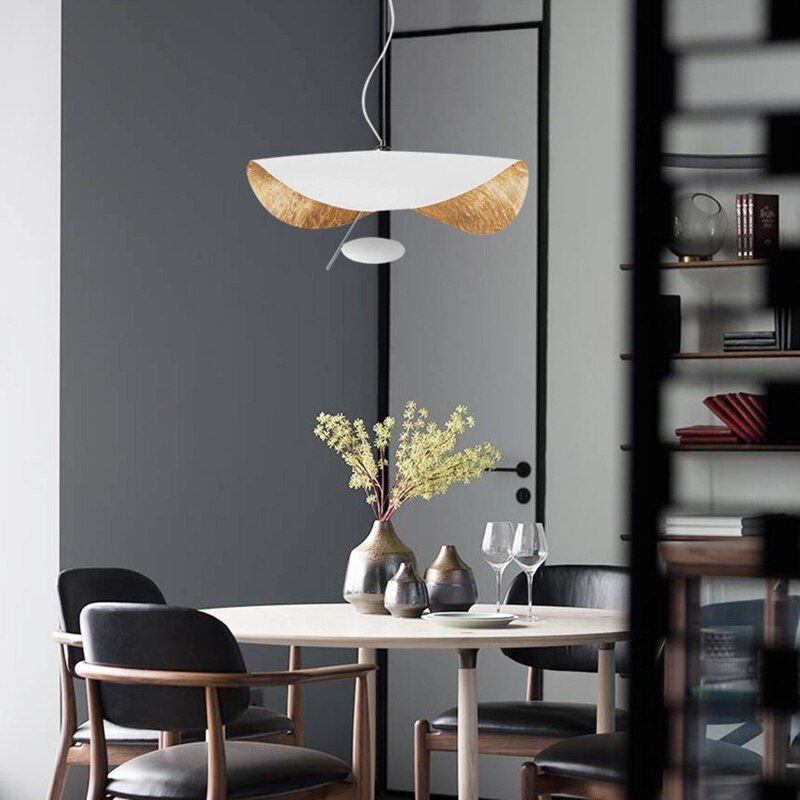 Italy Designer Modern UFO Luxury Pendant Light Iron Hanging Lamp For Living Room Bedroom Dining Bar Decor Nordic Kitchen Fixture 4