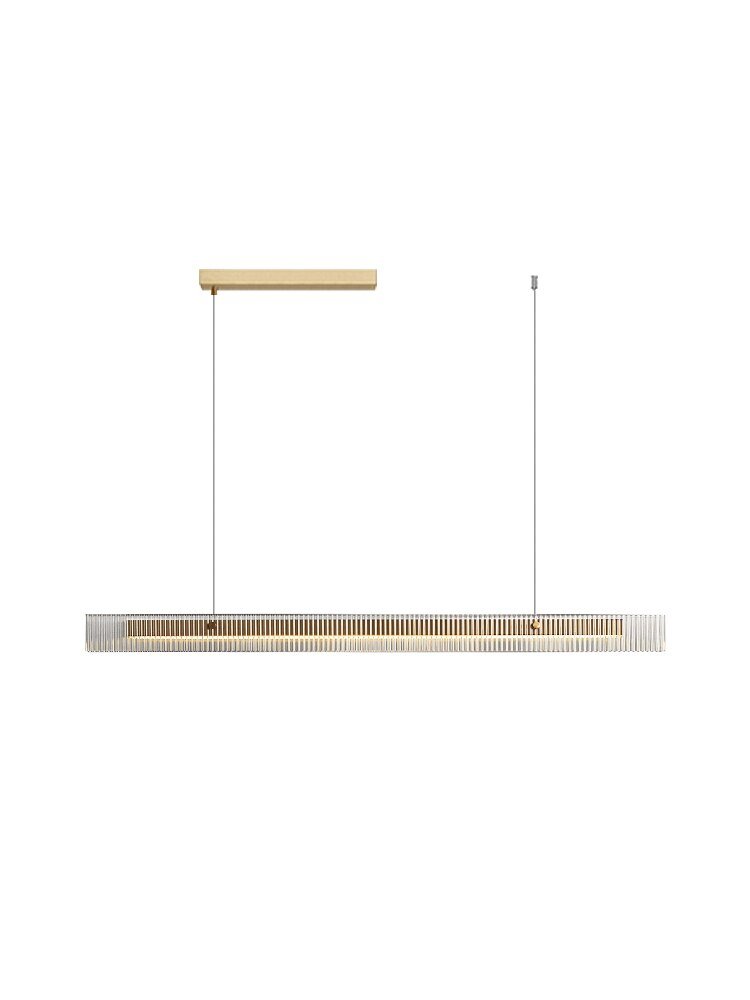 Light luxury restaurant pendant light design sense high-end minimalist glass atmosphere minimalist bar pendant lamp 4