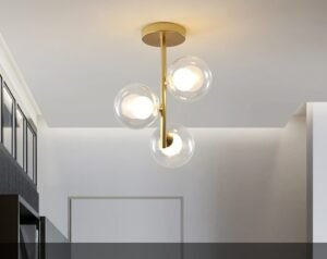 Modern Ceiling Lighting Minimalist Nordic texture LED Glass chandelier Lamp aisle Corridor Lamp Creative Living Room Lights NEW 1