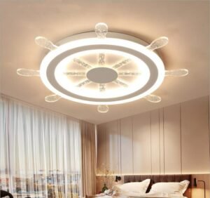 New Acrylic Steam Steering Wheel Children Ceiling Light For  Bedroom Dining room Light Fixture lampara dor 1