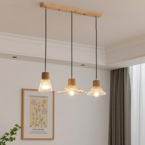 Retro Pendant Lamp E27 Hanging Light Glass Lampshade Classical Chandeliers Lamp For Home Ceiling Chandelier Lighting Fixtures 1