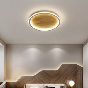 Led Ceiling Lights Solid Wooden Round Ceiling Lamp For Living Room Bedroom Lighting Modern Home Decor Ceiling Fixture Luminary 1