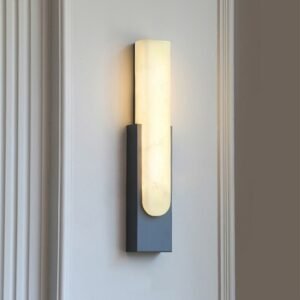 Nordic color wall light  background lamp marble simple bedroom lamp corridor aisle decoration hotel living room wall lamp 1