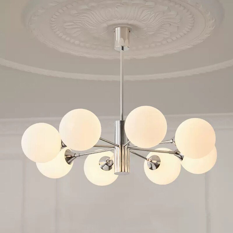 LED Modern Chandelier for the Bedroom Dining Room Nordic milk white Glass Ball Ceiling Pendant Lamp Hanging Lighting Home 2