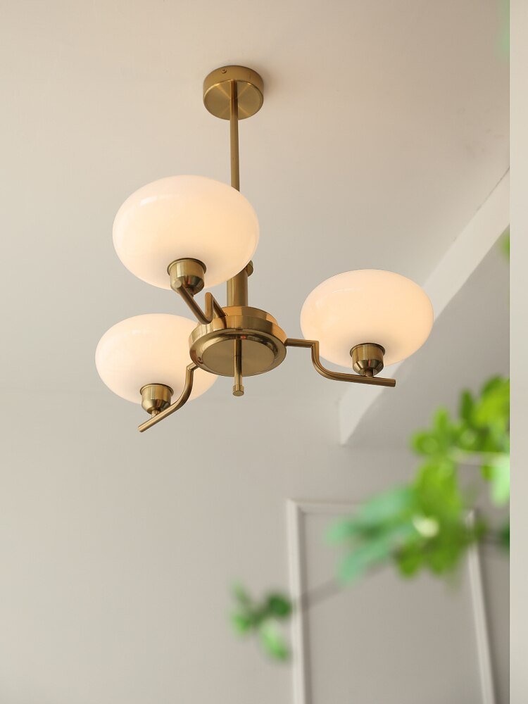 Bauhaus modern French bedroom study living room chandelier designer Northern European retro lamp 3