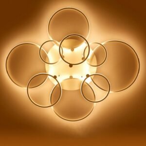 Modern Acrylic Multi-ring ceiling light suspension luminaire LED creative  ceiling lamp Living room Bedroom Decoration 1