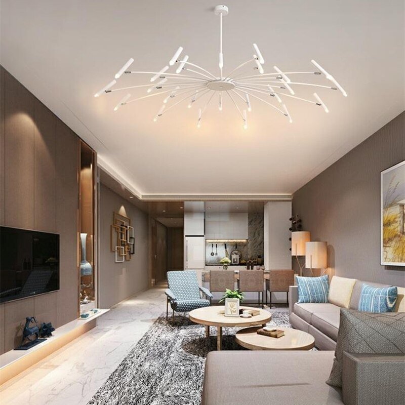 Design Art pendant Chandelier  in the Living room Bedroom Restaurant Nordic indoor led lighting Home Decor Light Fixture 3