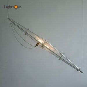 Designer light luxury minimalist restaurant lamp creative shop dining table bar office personality long chandelier 1