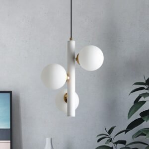 Nordic Designer Pendant Light Modern Glass Ball Hanglamp For Living Room Bedroom Dining Room Loft Decor Iron Led Light Fixtures 1