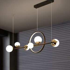 LED Chandeliers Lights for Living Room Dining Room Kitchen Hanging Lighting Home Indoor  Black Modern Pendant Lamps 220V 1
