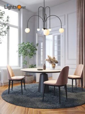 Nordic minimalist living room restaurant lamp creative personality study cafe clothing store art chandelier 1