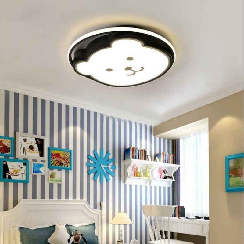 New  Cute Bunny  Ceiling Light For Living Room Home Led  Panel Light Lamp For Children's Room  Bedroom Light Fixture lampara dor 5