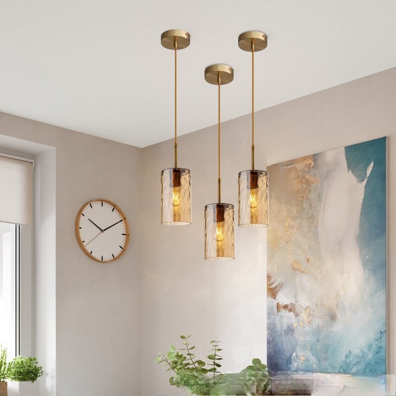 Modern LED Hanging Lamps Living Room Pendant Light Fixture Nordic Kitchen Dining Restarurant Glass Lighting Luminaire Suspension 4
