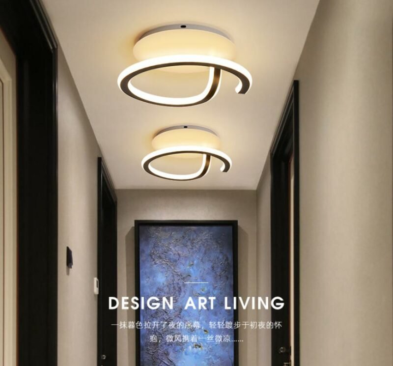 2020 new art aisle Ceiling light led creative simple fashion ceiling lamp  decorative balcony lamps Indoor Lighting Fixture 2