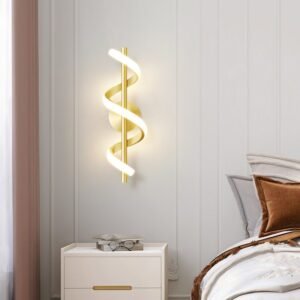 Nordic LED Wall Lamp Home Indoor Bedside Living Room Corridor Lighting Decoration Wall Sconce Lights S type Hallway  Wall Lamps 1