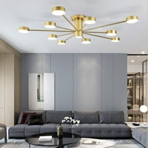 Nordic  led  ceiling lamp modern minimalist personality art restaurant bedroom lamp living room lamp 1