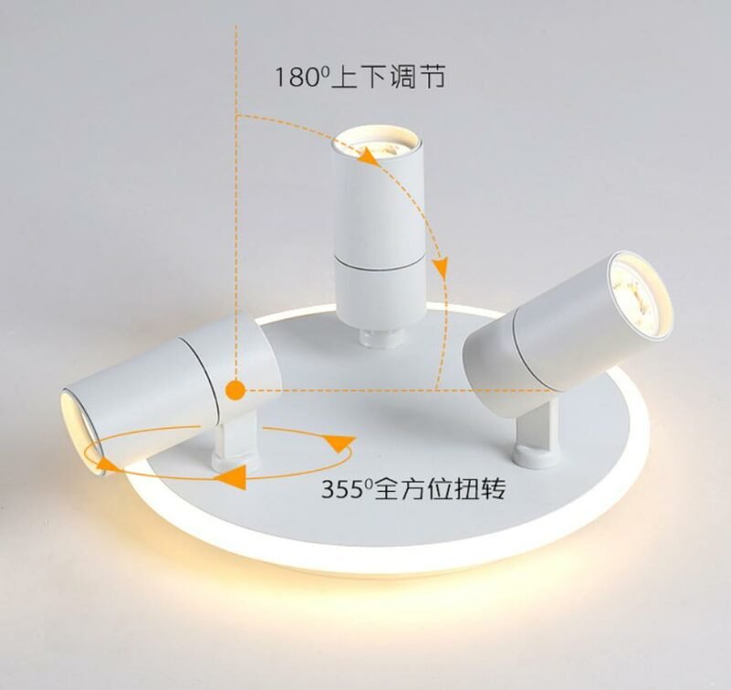 Modern Led  Corridor  Ceiling Lamp  with Surface Mounted Spotlight Simple  Creative Personality Home Decor light Fixtures 2