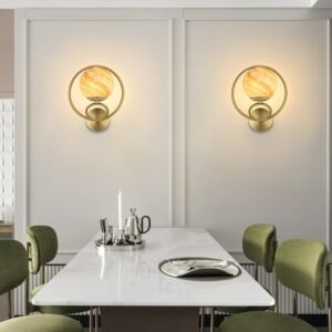 Bedside Wall Light Bedroom Aisle Wall Lamps Corridor Dining Living Room Glass lampshade Multi Choice Lighting Wall Sconce Lamp 1