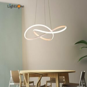 Modern minimalist dining room pendant light Nordic bar counter bedroom dining table circular pendant lamp 1