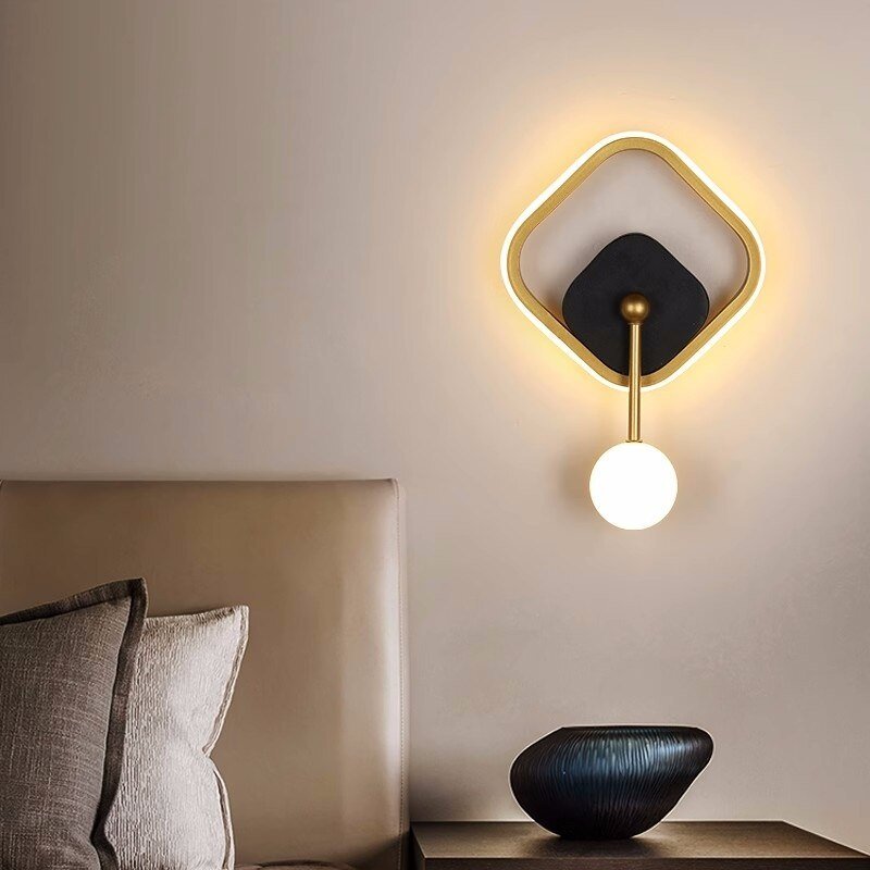 Modern LED Wall Lamps Fixture Nordic Sconce Wall Lights For Bedside Dining Room Bedroom Lamp Industrial Decoration Wall Lighting 1