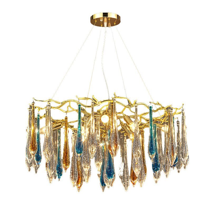 Modern Ceiling  Luxury Chandelier 2023 New Trend Led Piano Wave Pendant Lights Fishbone Home Decoration Accessories Hanging Lamp 5